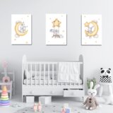 Poklon Dobra Ideja Set tri drvene slike za dječju sobu – Zeko, 22x33 cm Cijene