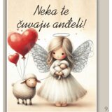  Magneti “Neka te čuvaju anđeli” – nježna uspomena za krštenje, rođenje i posebne trenutke | shoptok.hr