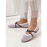 Resti Women's openwork ballet flats with strap Evanne | Shoptok.si