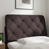  Jastuk za uzglavlje tamnosmeđi 80 cm od tkanine | shoptok.hr