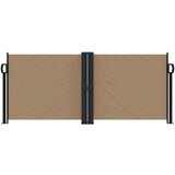  Zložljiva stranska tenda taupe 100x1000 cm | Shoptok.si