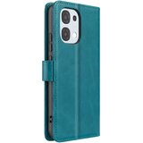 AVIZAR Klasična preklopna torbica za Oppo A6 Pro s funkcijo stojala, Turkizna, (5000274410) | Shoptok.si
