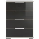 CARRYHOME nočna omarica, siva, bela | Shoptok.si