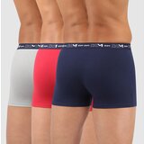 DIM COTTON STRETCH BOXER 3x - Men's boxers 3 pcs - dark blue - dark red - gray | shoptok.hr