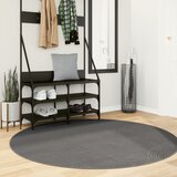 vidaXL Tepih IZA kratka vlakna skandinavski izgled antracit Ø 160 cm | shoptok.hr