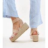 Gemre Beige wedge sandals Minna | Shoptok.si