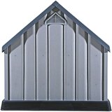 vidaXL kućica za pse siva 92 x 87 x 91 cm plastična | shoptok.hr
