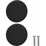  Kabinetski gumb 12 pcs Crna 18 x 23 mm Željezo | Eponuda.com