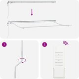  Povlačivi tende Krema 400 x 200 cm tkanina | shoptok.hr