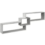Maison Chic Stenska omarica - Zidna omarica 158x18x53 cm betonsko siva inženirski les iu1305, (22063316) | Shoptok.si