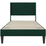  Krevetna konstrukcija Tamnozelena 80 x 200 cm Baršun | shoptok.hr