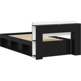  Okvir kreveta s pohranom Crna 90 x 190 cm Konstruirano drvo | shoptok.hr