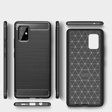 Carbon Case Fleksibilna futrola za Samsung Galaxy M51 crna | shoptok.hr