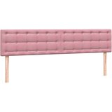 Box spring postelja z vzmetnico roza 180x210 cm žamet, (21790833) | Shoptok.si