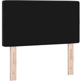 vidaXL Naslon za glavu s kristalnim gumbima tufted crni 80 cm baršun | shoptok.hr