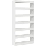 vidaXL Bela knjižna polica Bela Inženirski les 100 x 30 x 198 cm | Shoptok.si
