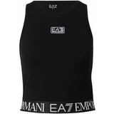 Ea7 Emporio Armani Sportski top crna / bijela