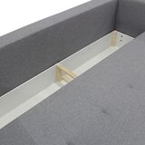 MID.YOU ZOFA S POSTELJNO FUNKCIJO, siva tekstil | Shoptok.si