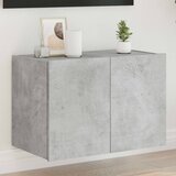 vidaXL Stenska TV omarica z LED lučkami betonsko siva 60x35x41 cm Cene
