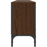 TV omarica s predalom rjav hrast 200x25x44 cm inženirski les | Shoptok.si