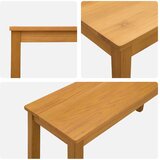  Blagovaonski set 3 kom. Prirodna Čvrsto Hrastovo Drvo | shoptok.hr
