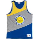Mitchell And Ness Golden State Warriors HWC Colorblocked Cotton Tank Top majica