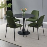  AKCIJSKI SET INTER okrogla miza INTERLAKEN 2 + 4 stoli KELIN (zelena) Cene