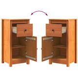  Kreveta Vosak smeđa 39 x 34,5 x 80 cm Čvrsto borovo drvo | shoptok.hr