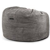 SLOWDOWN Temno siva vreča za sedenje iz rebrastega žameta Om 110 – | Shoptok.si