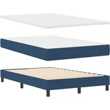  s opruga kutije s jastukom Plava 120 x 200 cm tkanina | shoptok.hr
