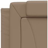  Krevet Viana s madracem boja cappuccina 100 x 200 cm od umjetne kože | shoptok.hr