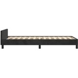  Okvir za krevet s uzglavljem crni 90x190 cm baršunasti | shoptok.hr
