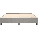  Box spring posteljni okvir svetlo siv 180x200 cm žamet, (20739741) | Shoptok.si
