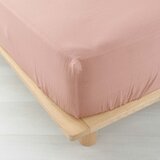Douceur d intérieur Ružičasta plahta s gumom od muslina 140x190 cm Angelia – Cijene