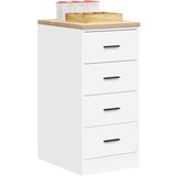  Garažni ormar za odlaganje bijeli 40x51x85 cm masivne borovine | Eponuda.com