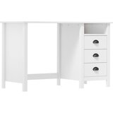  Radni stol Hill s 3 ladice 120 x 50 x 74 cm od masivne borovine | shoptok.hr