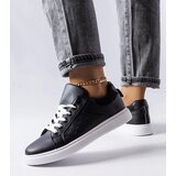 Gemre Black embossed Dreux sneakers | Shoptok.si