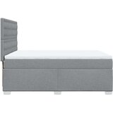 vidaXL Krevet s oprugama i madracem svjetlosivi 140x190 cm od tkanine | shoptok.hr