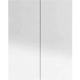 vidaXL Kupaonski ormarić s ogledalom 60x15x75 cm MDF sjajni crni | shoptok.hr