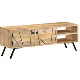 vidaXL TV omarica 110x30x40 cm trden mangov les Cene