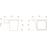 Copen držač čaše concept linea dark (C-03-101B) | Eponuda.com