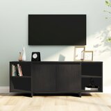 Maison Chic TV omarica - TV enota - Televizijska omarica črna 130x35x50 cm iverna plošča, (21700743) | Shoptok.si