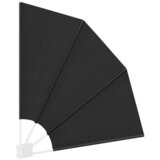  Zaslon za privatnost na balkonu 115 x 115 cm Poliester Antracit | Eponuda.com