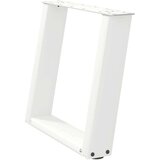  Noge za klubsko mizico v obliki črke U, 2 kosa, bele barve, 50 x (42-43) cm, jeklo, (22123646) | Shoptok.si
