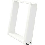  Noge za stolić U-oblika 2 kom bijele 50x(42-43) cm čelik | shoptok.hr