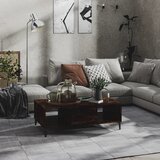 Furnova Klubska mizica dimljeni hrast 103,5x60x35 cm iverna plošča, (21914194) | Shoptok.si