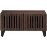 Maison Chic Klubska mizica - kavna mizica - Nizka mizica rjava 80x51x40 cm trden mangov les, (21753000) Cene