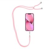 Swing privjesak za telefon podesive duljine / duljina kabela 165 cm (max 82,5 cm u omči) / rame ili vrat – lite pink | shoptok.hr