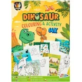 kreativa aktiviti knjiga A4 na 64 strane dinosaurusi - 52177