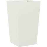  Vrtne sadilice 2 kom bijele 45x45x75 cm čelične | Eponuda.ba